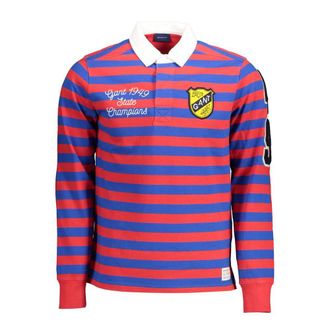 GANT Red Cotton Men Polo Mens Shirt