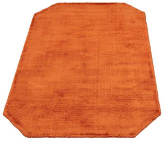 My Home Teppich »Shirley, handgewebter Viskose Teppich, farblich changierend« achteckig 12 mm Höhe Handweb Teppiche, Wohnzimmer, Schlafzimmer, Esszimmer