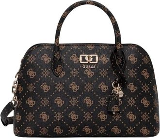 Guess Emelie Logo 2 Comp S - Dames - Handtassen - Bruin - ONE Size - Tassen