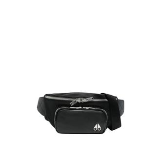 Moose Knuckles Logo Waist Bag - male - Moose Knuckles - Bum Bags - Black - ONE SIZE - Bags