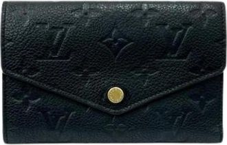 Louis Vuitton Pre-owned Wallets, female, Black, Size: ONE SIZE Pre-owned Vintage Tri-fold Wallet
