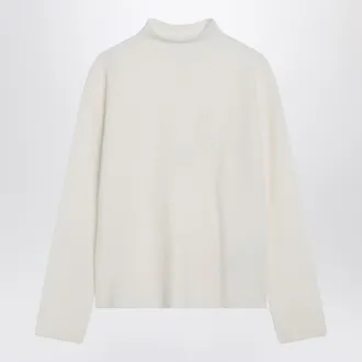 Max Mara Ivory Cashmere Blend Sweater