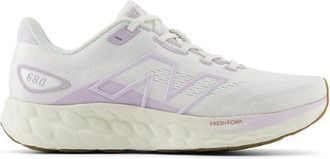 New Balance Donna Fresh Foam 680 v9 in Bianca/Viola, Tessile, Taglia 36.5