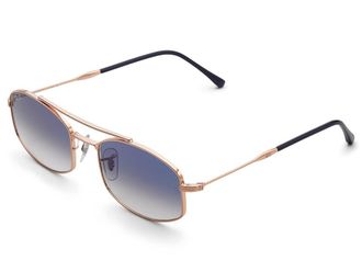 Ray-Ban RB3719 Polarized Fashion Mens Sunglasses Rose Gold : 54mm, Metal Frames