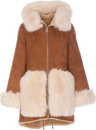 Bully Bruine Jassen voor Stijlvolle Look - Dames - Jassen - Bruin - S - Polyester - Jassen