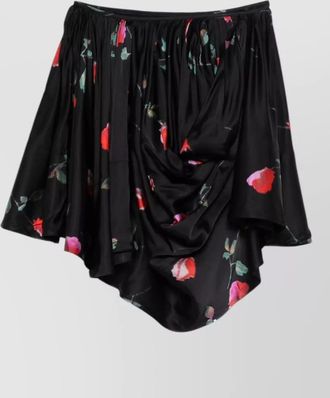 Ganni printed mini skirt