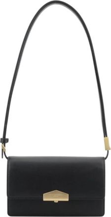 Pourchet Anjou Crossbody Tas - Dames - Schoudertassen - Zwart - ONE Size - Leer - Tassen