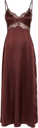 Reformation Ericka Lace-trim Silk Midi Slip Dress - Cream - 0 (UK4 / Xxs)