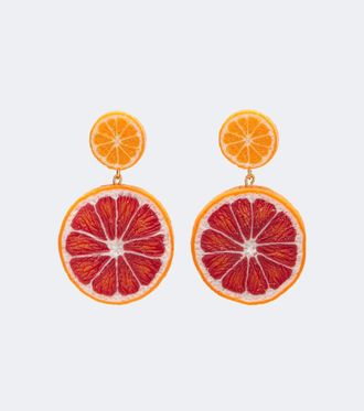 Jennifer Behr Citrone drop earrings