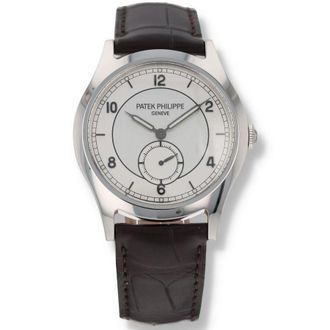Patek Philippe Pre-owned Patek Philippe Calatrava Automatic Silver Dial Unisex Watch 5565A