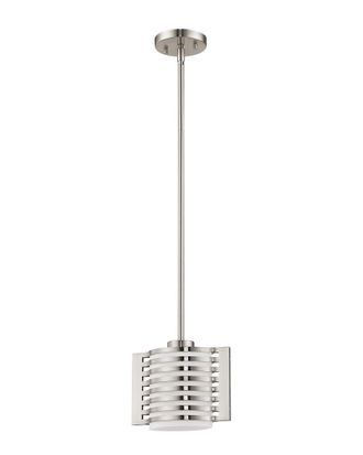 Livex Lighting Livex Mission 1-Light Brushed Nickel Bath-Light