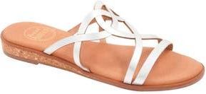 Andr&eacute; Assous Glory Strappy Sandal in Silver at Nordstrom Rack, Size 10