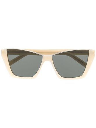 Saint Laurent Eyewear Occhiali da sole cat-eye - Toni neutri