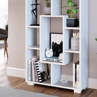 Vicco Separador De Ambientes Domus, Blanco, 60.2 X 90 Cm 7 Compartimentos