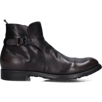 Officine Creative Schoenen, Heren, Bruin, 42 1/2 EU, Leer, Enkelboots Exclusives Chronicle