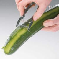 OEM Pelador De Verduras Y Esp&aacute;rragos, Pelador En Forma De U, Acero Inoxidable, Plateado - Crezuo