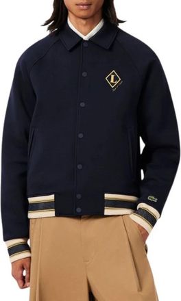 Lacoste Heren, Jassen, Blauw, Maat: XL Katoen