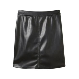Tom Tailor Dames, Rokken, Zwart, Maat: L Leer