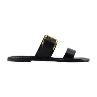 Ami Sliders, female, Black, Size: 6 US Buckle Sandals