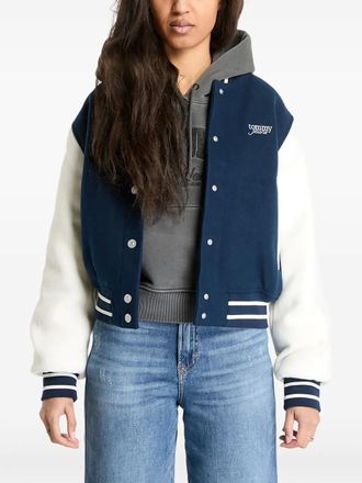 Tommy Jeans Giacca con logo ricamato - Blu