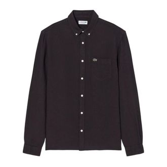 Lacoste Casual Shirts, male, Brown, Size: 4XL Camicia