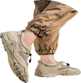 Generic Fashion Sneakers for Men Mens Air Mesh Slip On Walking Shoe Lightweight and Breathable Water Shoes Trail Running Comfortable Wide Fit Trainers Gym Ath