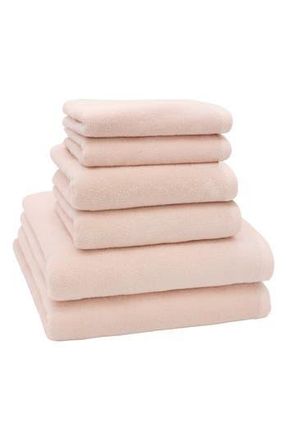 Linum Home Textiles 6-Piece Ediree Cotton Towel Set in Blush at Nordstrom Rack