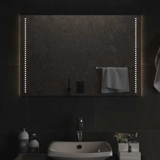 vidaXL Espejo De Ba&ntilde;o Con Led 90x60 Cm Vidaxl