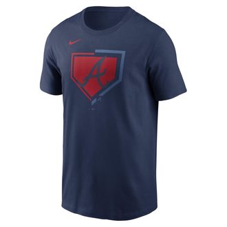 Nike Atlanta Braves Icon Nike Mens MLB T-Shirt in Blue | N19944BAW-1E5