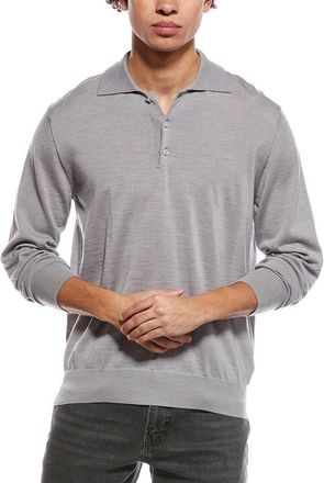 Eton Fine Knit Wool Polo Shirt