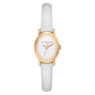 Michael Kors Womens Maude White Dial Watch