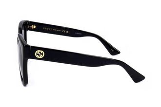 Gucci GG1338S Square Cat-Eye Sunglasses - Black