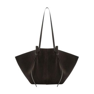 Yuzefi Dames, Tassen, Grijs, Maat: ONE Size Leer