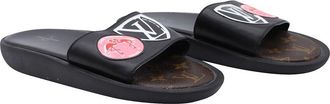 Louis Vuitton Womens Leather Flamingo Flat Slide (Authentic Pre-Loved)