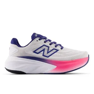 New Balance Womens Fresh Foam X More v6 in Grey/Blue/Pink Synthetic, size 3.5 Narrow