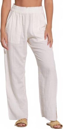 Elan Doha Relaxed Pants In White