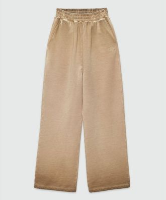 Msgm Beige Cotton Casual Womens Pants