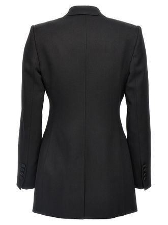 Dolce & Gabbana Womens Black Virgin Wool Blazer Clothing