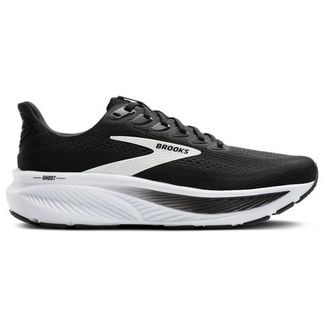Brooks Womens Ghost 17 - Running Shoes White/Black/Grey Size 10.0