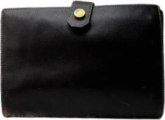 Loewe Pre-owned Wallets, female, Brown, Size: ONE SIZE Pre-owned Leather Clutch