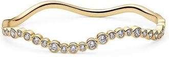 Sif Jakobs Jewellery Bangle Sardinien Wave in 18K Gold Plated at Nordstrom