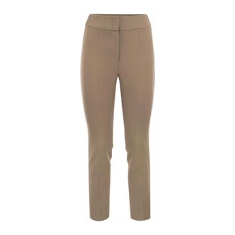 PESERICO Dames, Broeken, Beige, Maat: 3XL Katoen