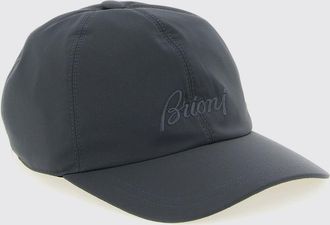 Brioni Cappello da baseball in poliestere con logo ricamato tono su tono