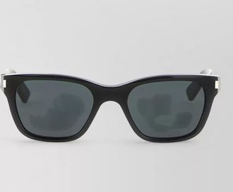 Saint Laurent sl 874 sng rectangular sunglasses metal accents