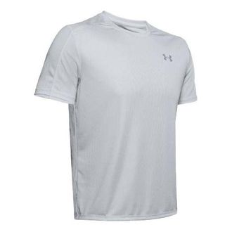 Under Armour Mens Under Armour Speed Stride Short Sleeve Sports Tops Gray 1326564-014