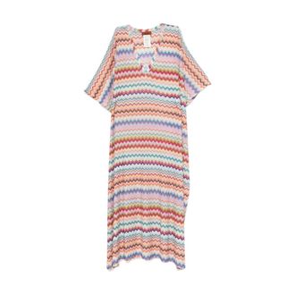 Missoni Dames, Jurken, Veelkleurig, Maat: M