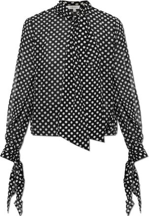 Frame Denim De Polka Dot Nouvelle Blouse - Dames - Blouses - Zwart - XS - Overhemden