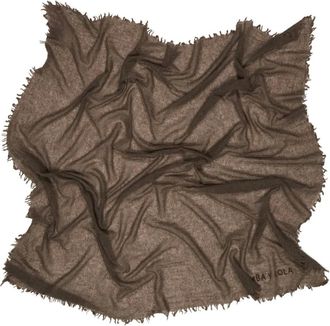 Bimba & Lola Sjaal met franje - Bruin