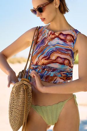 Dolce Vita Freya Raffia Shoulder Bag