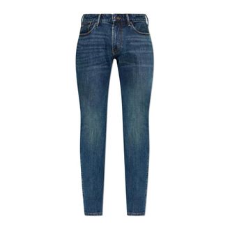 Emporio Armani Slim-fit Jeans, male, Blue, Size: W33 J06 Slim-fit Jeans